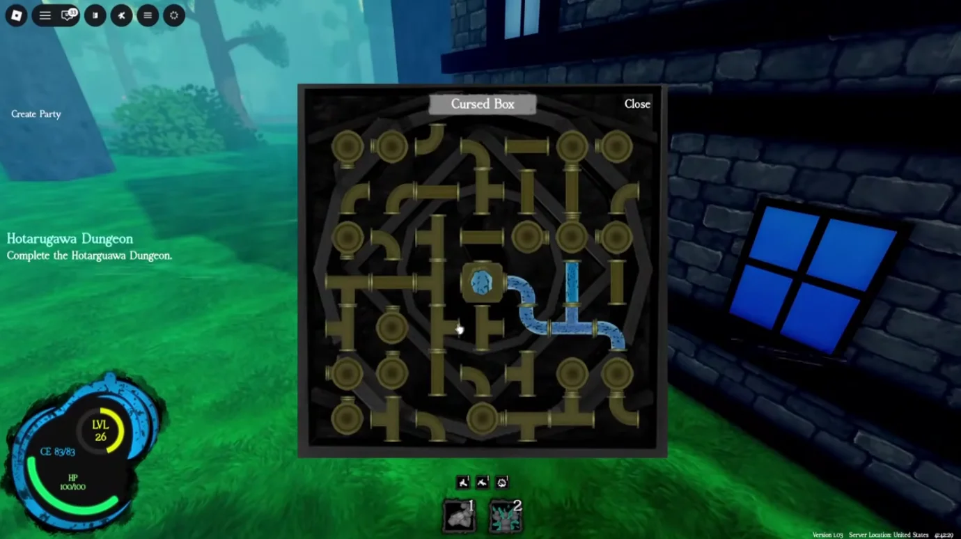 cursed boxes scattered throughout the map